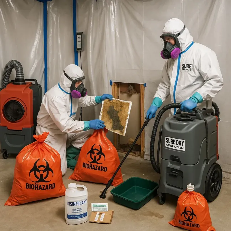 Contaminated Water Handling Protocols process in Washburn, IL